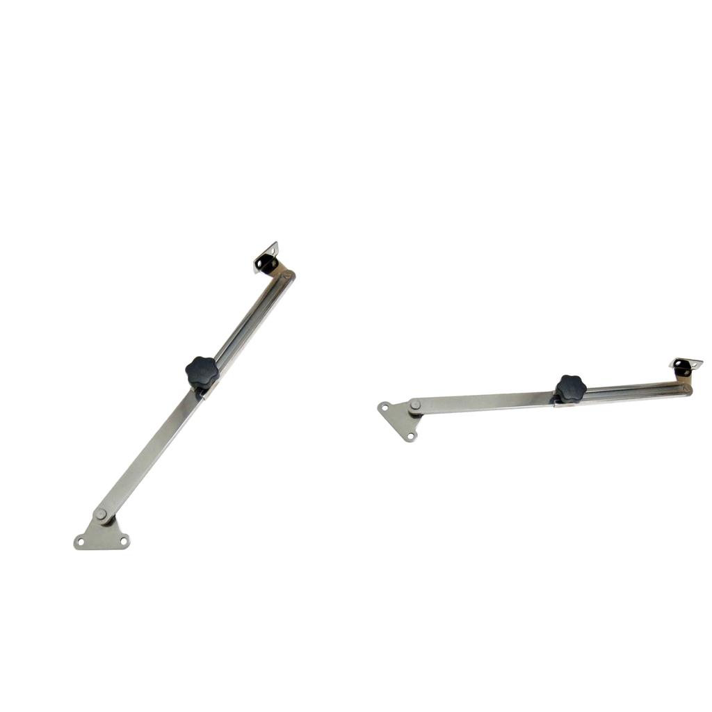 2x 8" Stainless Steel Boat Lock Hatch Deck Hinge Adjustable Latch Fastener