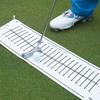 Replaceable Surface Golf Hitting Mat Rubber Base 12/ 15 Degree Improving Skills Golf Track Paper Training Aid