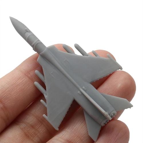 10PCS DIY Model Kits, 1/700, 1/400, 1/350 Scale JH-7 Fighter-Bomber Airplane Resin Model Kit for DIY Fighter Models (1/700 (30mm))