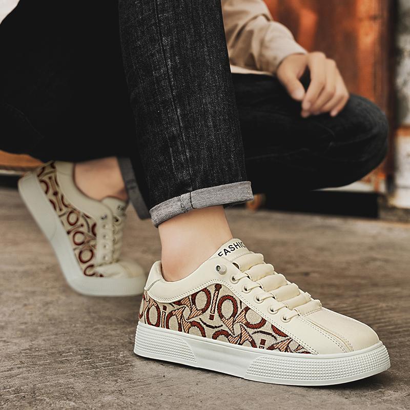 Skateboard Men Casual Shoes Luxury Brand Comfortable Men Shoes Black High Quality Designer Flats High Quality Breathable Outdoor