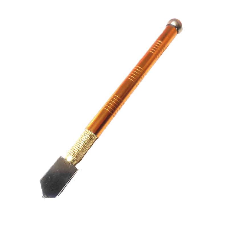 Diamond Roller Glass Cutter with Metal Penholder