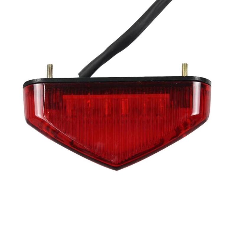 Weatherproof Motorcycle LED Braking Lamp Rear Light Quick Release Installation High Luminosity Design for Various Bikes