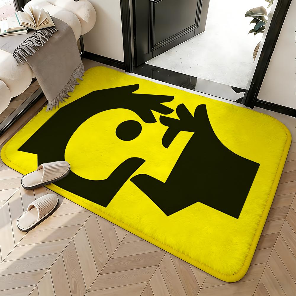 Funky Hand Eye Cartoon Floor Mat Home Decor Doormat Bedroom Floor Mat Shower Carpet
