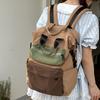 College Style Student Schoolbag Women's Color Block Backpack Computer Backpack