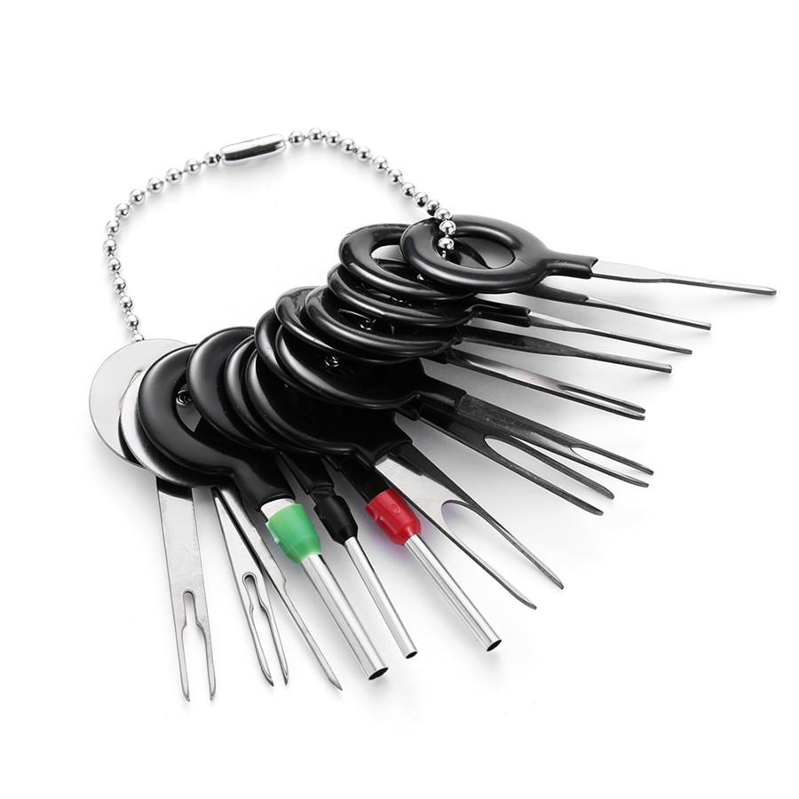 14 Pcs/Set ATV Scooter Wiring Terminal Connector Pin Extractor Puller Repair Kit