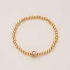 Bracelet Gold Beads December 12Th Birthday Stone Zircon Electroplating Real Gold Color Retention Beaded Bracelet