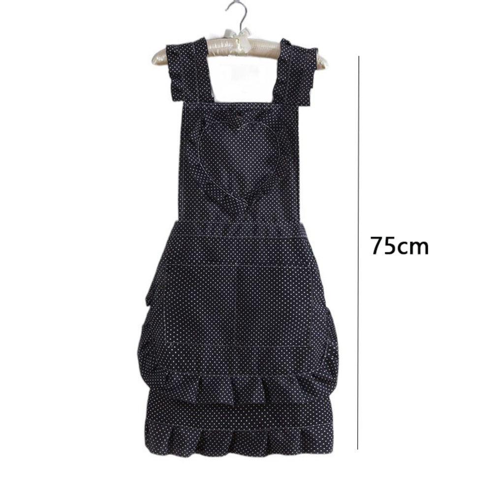Cute Canvas Women Lace Apron Oil-proof Princess Dress Style Chef Aprons Stain-Resistant Cooking Apron Summer Wear