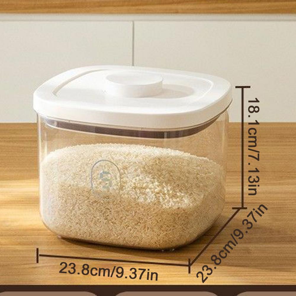 Vacuum Food Storage Box Plastic Sealed Fresh-Keeping Box Grains Coffee Beans Transparent Storage Container Kitchen Storage Jars