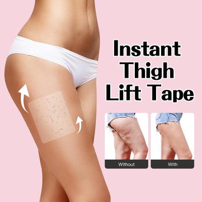 10 Pièces Autocollants Invisibles Fins pour Jambes Lifting Rapide Ligne de Cuisse Ride Froissée Peau Flasque Relâchée Bande Raffermissante pour la Peau Raffermissement Instantané de la Peau