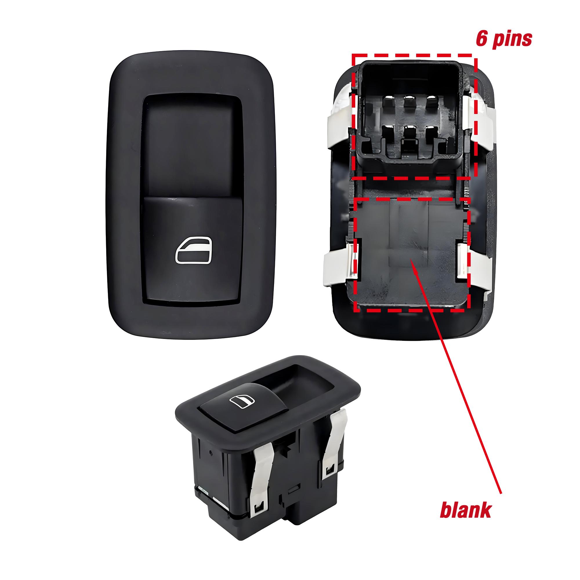 

4602533AB Car Front Left Master Power Window Control Switch For Dodge Nitro Journey Ram Jeep Liberty 2008 2009 2010 2011 2012 68214156AB blank
