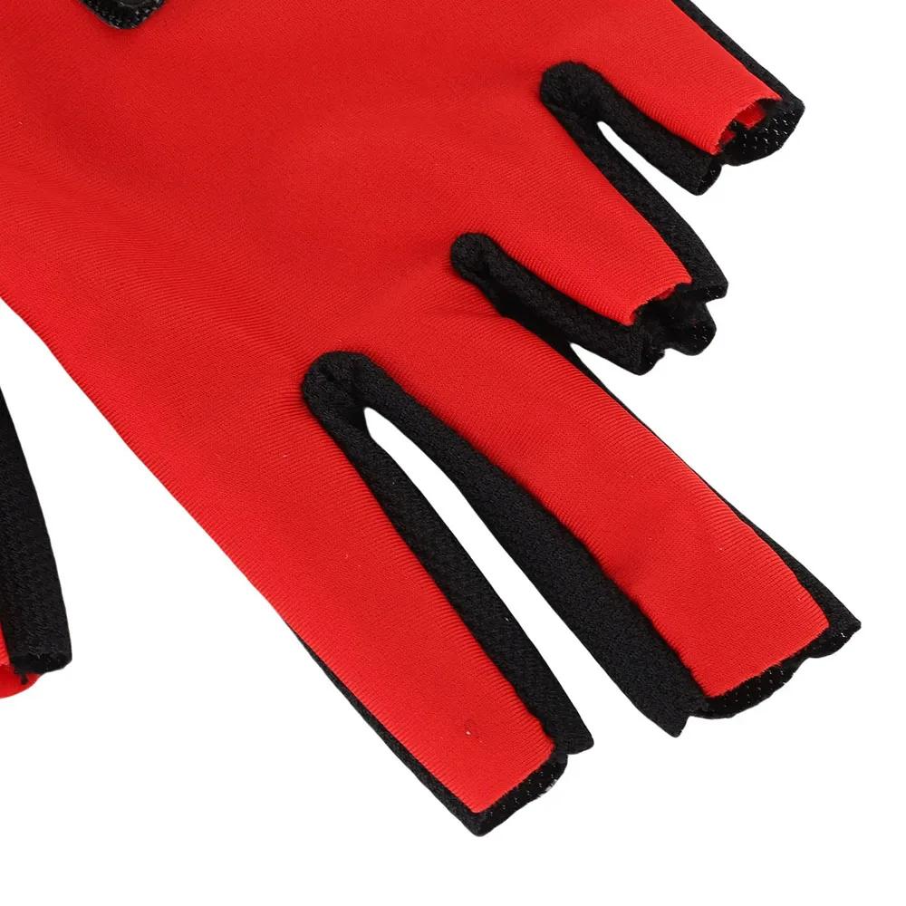 Left Hand Five Finger Billiard Glove Breathable Elastic Anti Slip Pool Glove Men Women Pro Snooker Glove Durable Comfortable