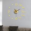 Modern Simple DIY Wall Clock Creative Wall Clock Living Room Home Light Luxury Clock No Punching Decorative Wall Sticker Clock