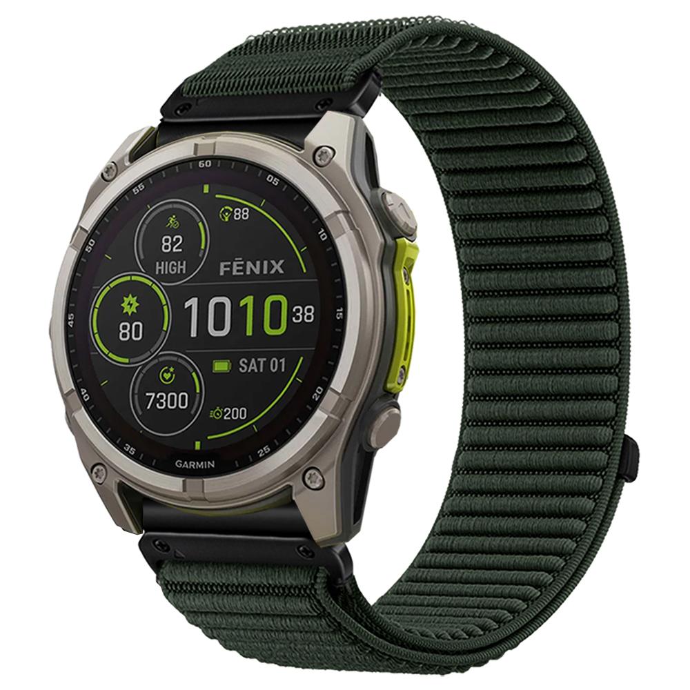Nylonowy pasek pętelkowy do Garmin Fenix 8 51mm E 47mm 7 7X Pro Solar 6 6X 5 5X Plus/Epix/Tactix QuickFit 26mm 22mm Pasek do zegarka Bransoletka
