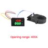 Hall Ammeter Voltmeter DC 0-300V 50A/100A/200A/400A Isolation Type LED Dual Digital Display Voltage Current Meter