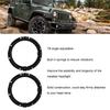 2pcs Headlight Retaining Rings for Wrangler JK 2007 to 2018 7" Round Headlight Ring Headlamp Mounting Bracket Retention Bezel Ring