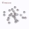 Fashion 18K Gold Plated Inlay Zircon Round Spacer Beads For Needlework Natural Stones Beading Jewelry Making DIY Accessories