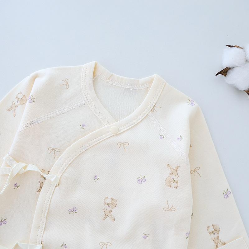Newborn Soft Cotton Boneless Monk Shirt, 0-3 Months, Spring/Autumn