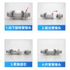 Vacuum Air Filter 4 6 8 10 12mm Tube Plastic Pneumatic Air Pipe Fitting Push In Connector