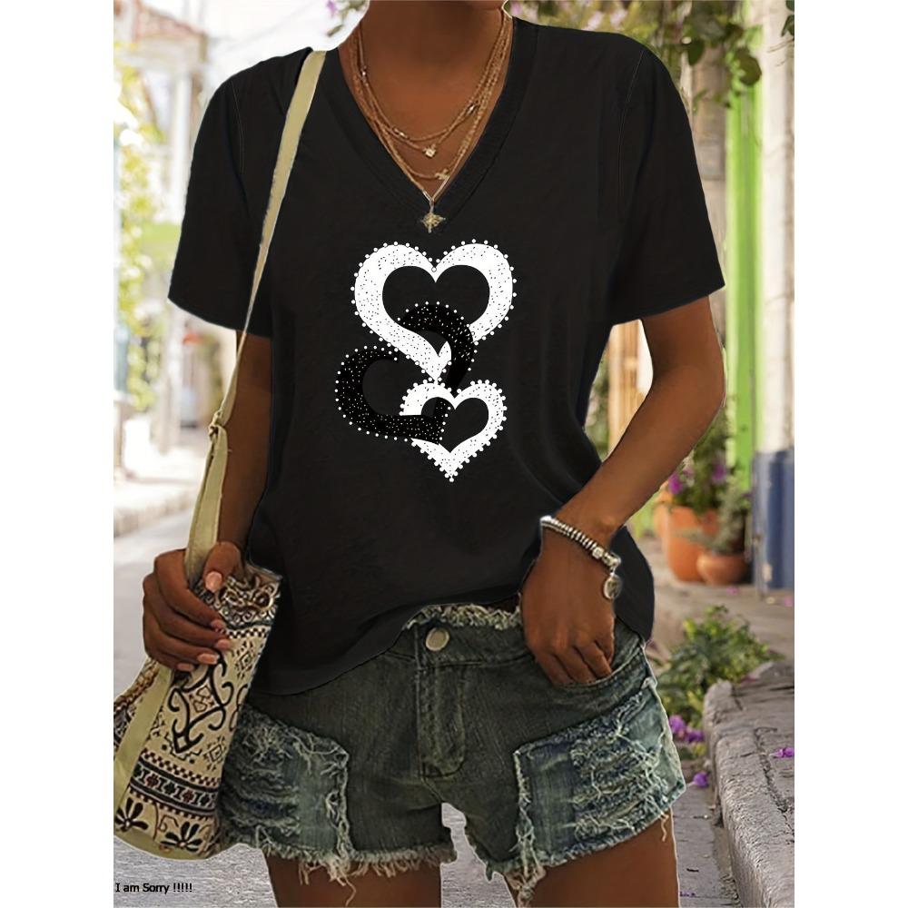 Summer women s short sleeved V-neck loose Modal T-shirt top short sleeved comfortable breathable T-shirt top S