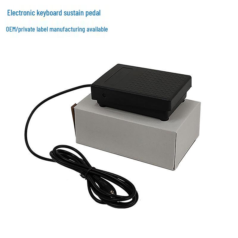 Meilusi Yongmei Универсальная педаль сустейна для электропианино, барабана, MIDI-клавиатуры Black/6.5mm Jack