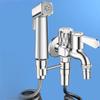 Toilet Bidet Spray Gun & Dual Outlet Angle Valve Set