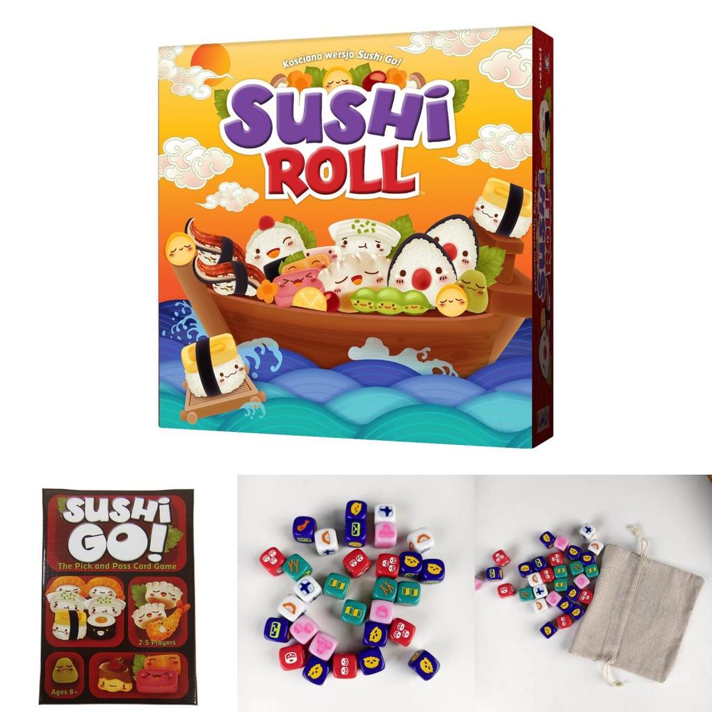 Sushi Go Party Spiel mit Papiermaterial für den Familien-Spieleabend und Party-Spaß