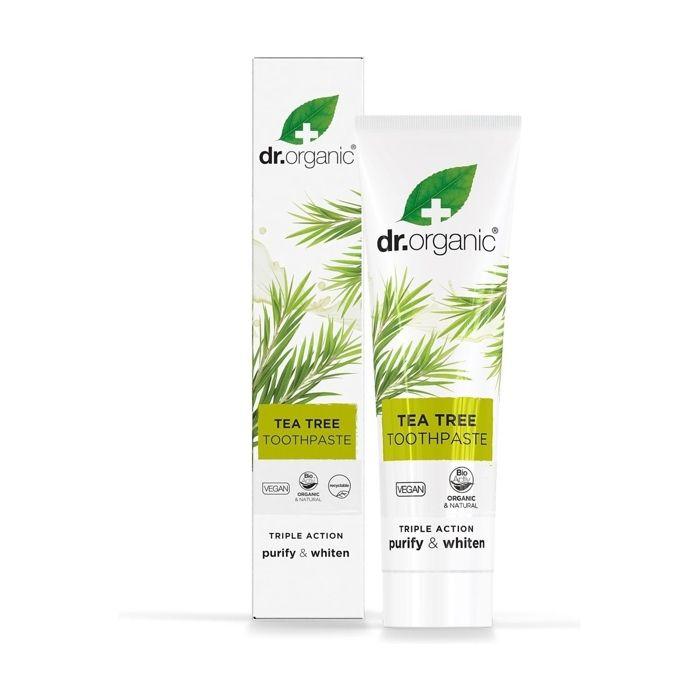 Dentifrice - Dr.Organic - Tea Tea - 100ml - Vegan - Mixte