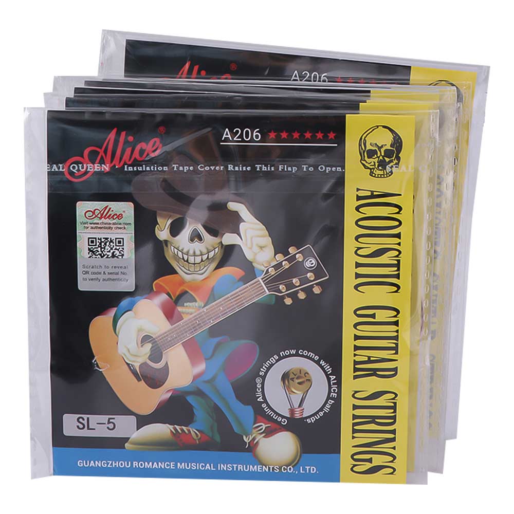 0.28mm Alice Guitar Strings 0.11inch Guitar 6 Strings Acoustic Guitar Strings Guitarist