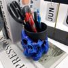 Creative Corrosion Skull Shaped Storage Jar Home Office Desktop Storage Ornaments 3D Printing Horror Storage Decoration Ornament