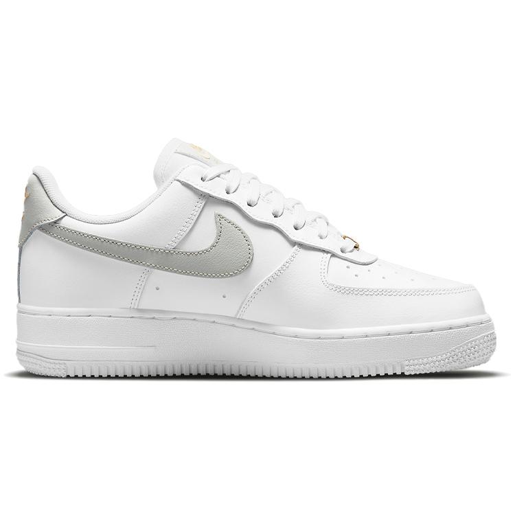 New Nike Air Force 1 Low White Grey Gold Women's CZ0270-106