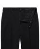 Musinsa Standard Tapered Hidden Elastic Waist Length Slacks [Black]