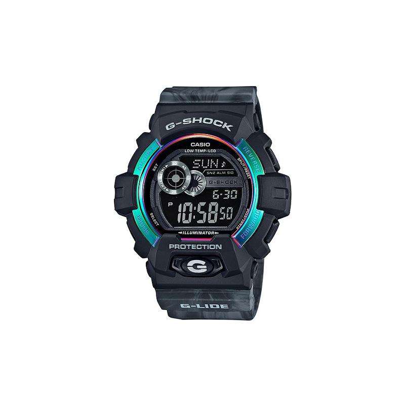 

Casio G-SHOCK G-LIDE Series Low Temperature Resistance Fully Automatic Calendar Shockproof Water Sports Watch Quartz Movement Resin Strap GLS-8900AR-1 чёрный
