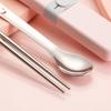 LocknLock Rabbit Portable Stainless Steel Chopsticks & Spoon Set