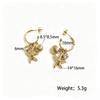 Ocean Series Gold-Plated Starfish & Shell Rhinestone Necklace - Luxurious & Versatile