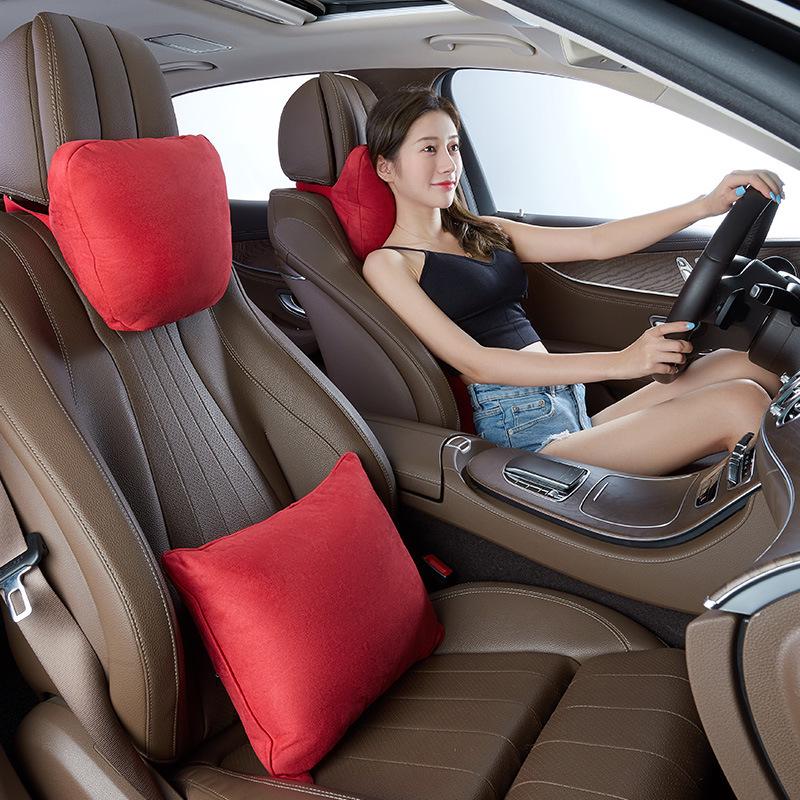 Mercedes-Benz Maybach Car Headrest & Lumbar Support Pillow Pair