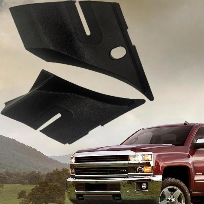 Pair Strong Windshield Wiper Cowl End Panels Direct Replacements Anti Crack Cowl End Covers 15946001 for Automotives Use