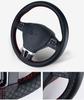 Car Steering Wheel Cover 38CM Manual Sewing Super-fiber Leather Anti-wear  Sweat-absorbent Breathable Car Styling Accessories