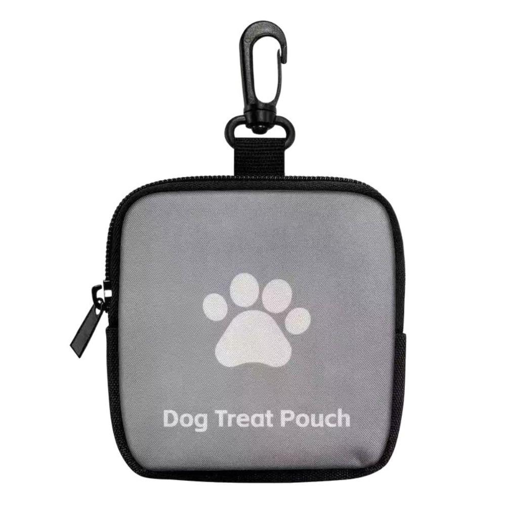 Mini Waterproof Dog Treat Pouch Portable PVC Dog Training Rewards Bag Multifunctional Compact Snack Bait Bag for Training