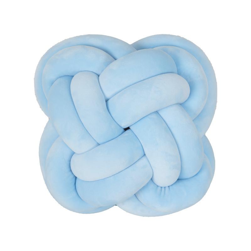 Modern Minimalist Knit Pillow With Soft Plush Cover For Living Room Decor
