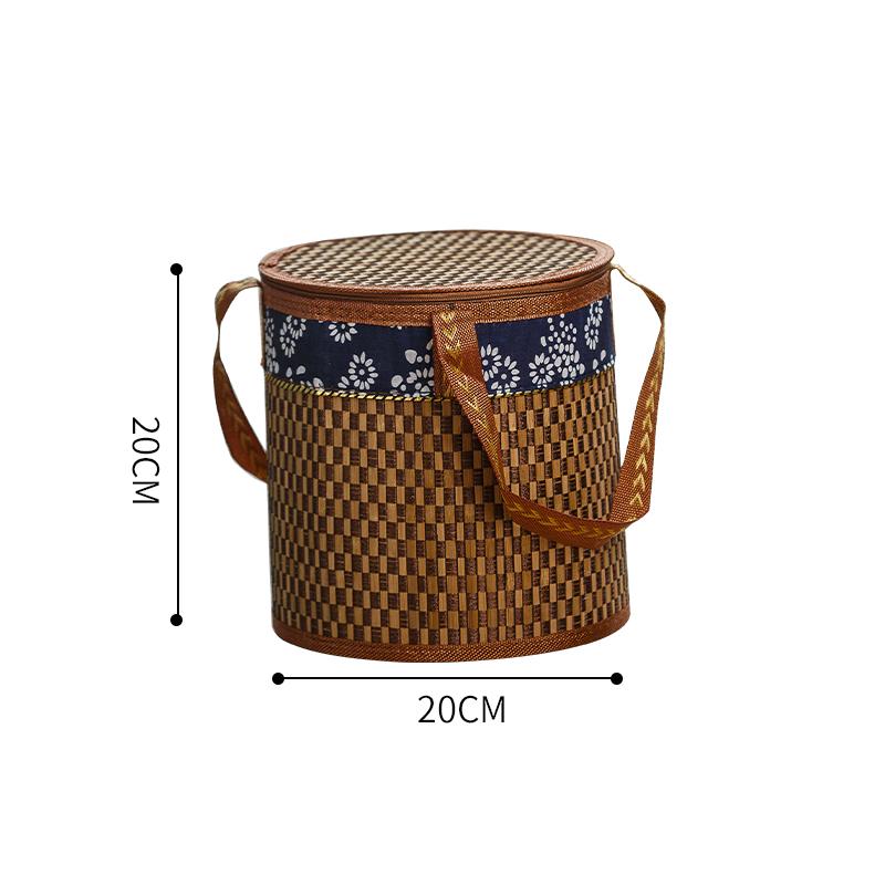 Pu'er Tea Bamboo Weaving Basket Set
