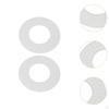 2 Pack Acrylic Oval Christmas Wreaths for Home Decor, Garland, Front Door