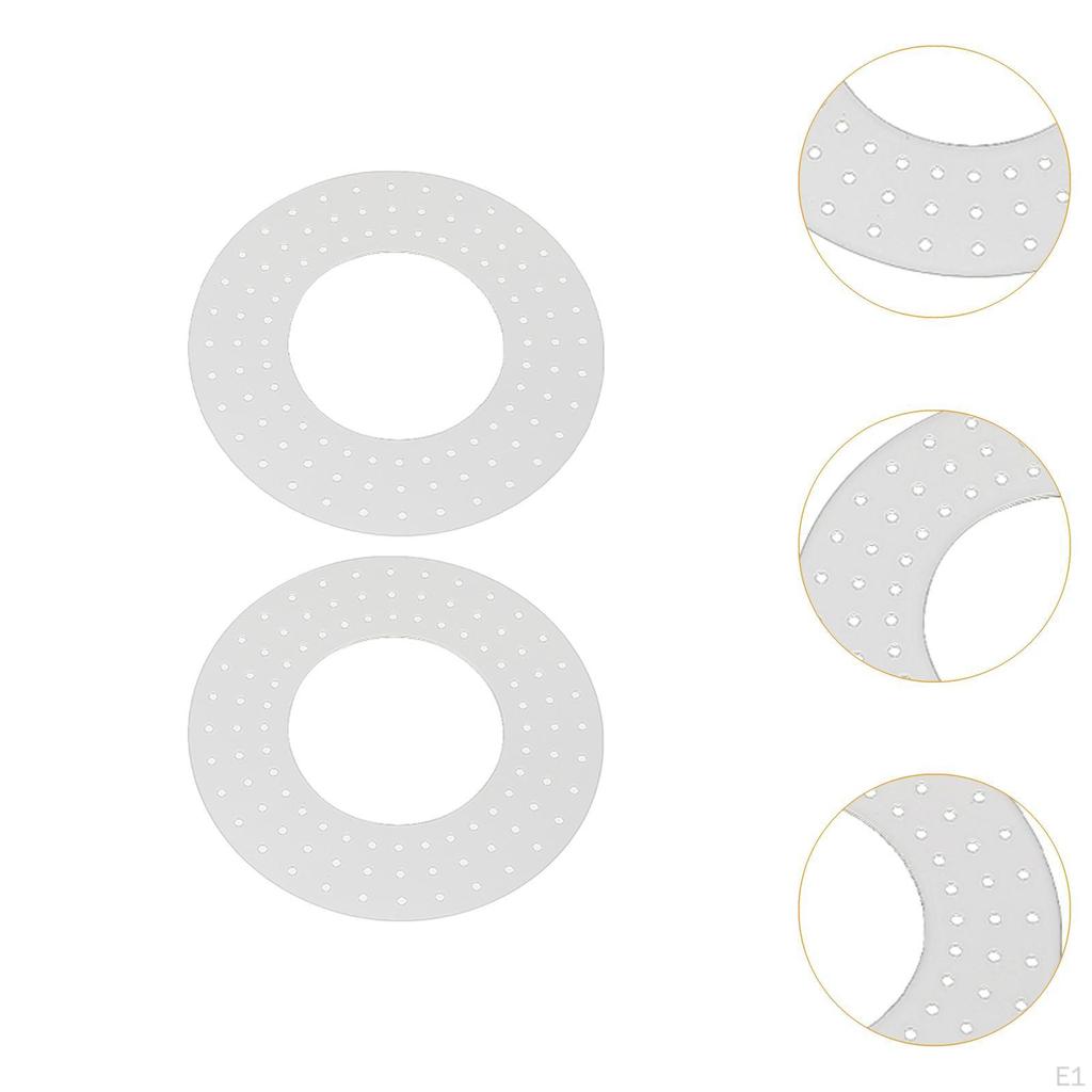 2 Pack Acrylic Oval Christmas Wreaths for Home Decor, Garland, Front Door