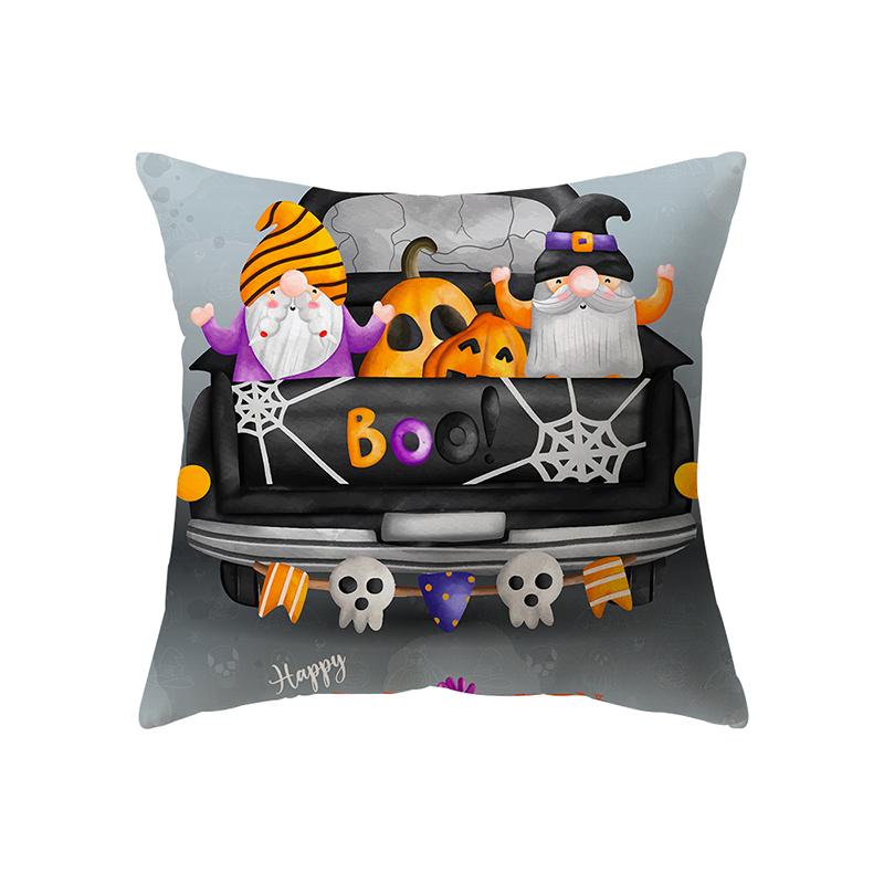 Pumpkin Halloween Theme Pillow Cover Sofa Cushion  Holiday Gift Party Decoration Home Decor