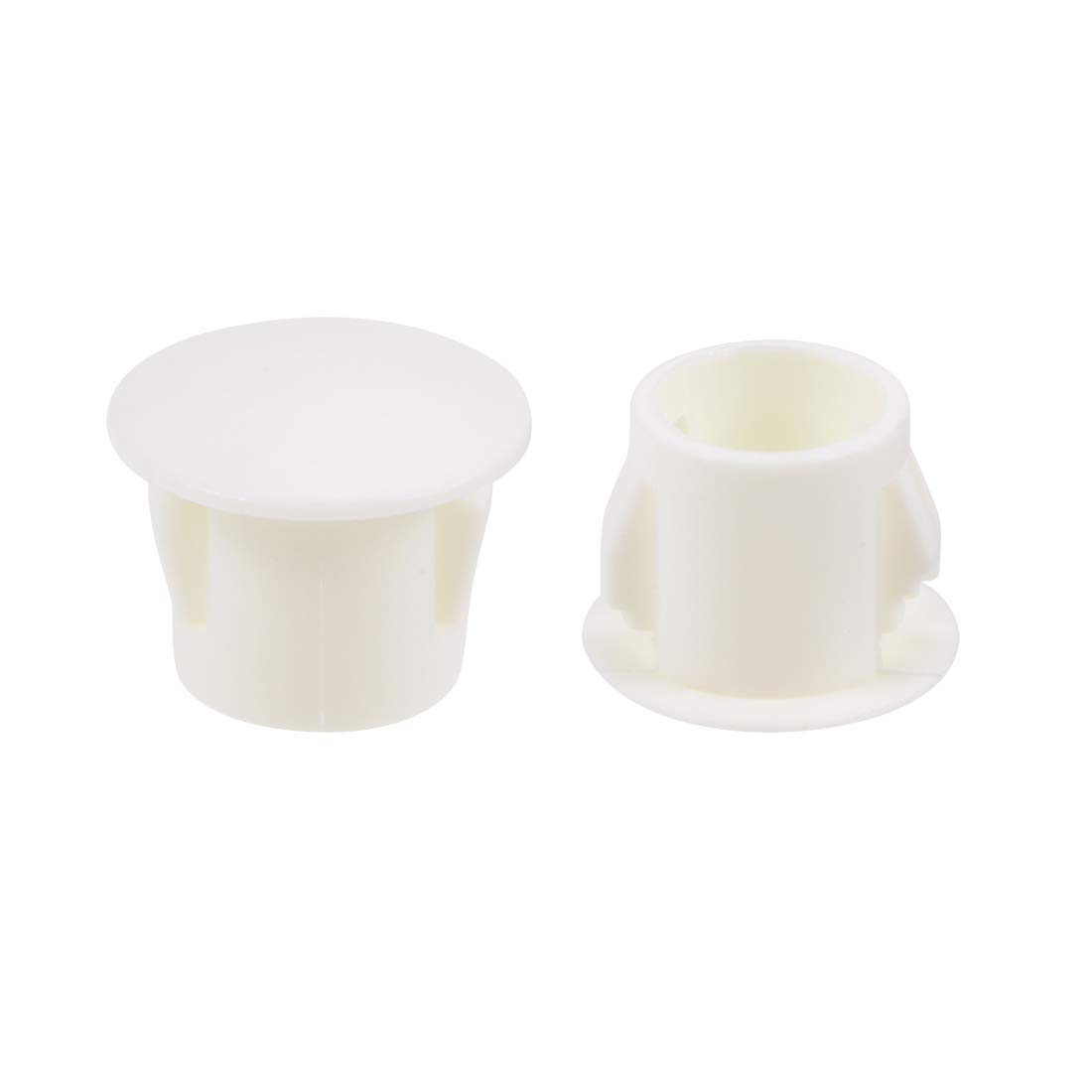 

uxcell Hole Plug Plastic Lock Hole Tube Snap 9.5-10.5mm Steel Furniture Fencing Post Pipe 10mm (3/8-inch) бежевий