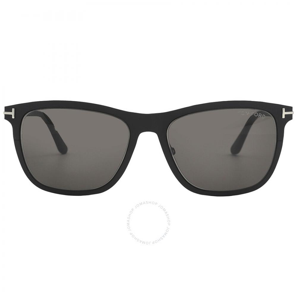 

Tom Ford Alasdhair Smoke Square Мужские солнцезащитные очки FT0526 02A 55