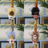 Plush Doll Keychain With Cute Cartoon Design For Backpack Decor And Accessories