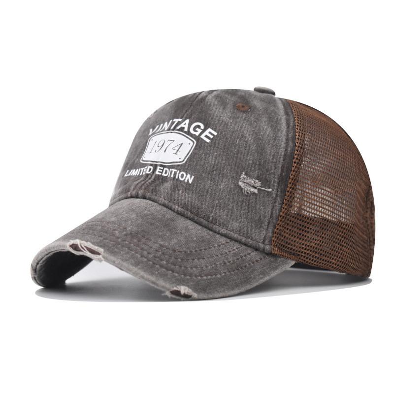 Baseball Cotton Cap Embroidered Geometric Features Summer Outdoor Activities