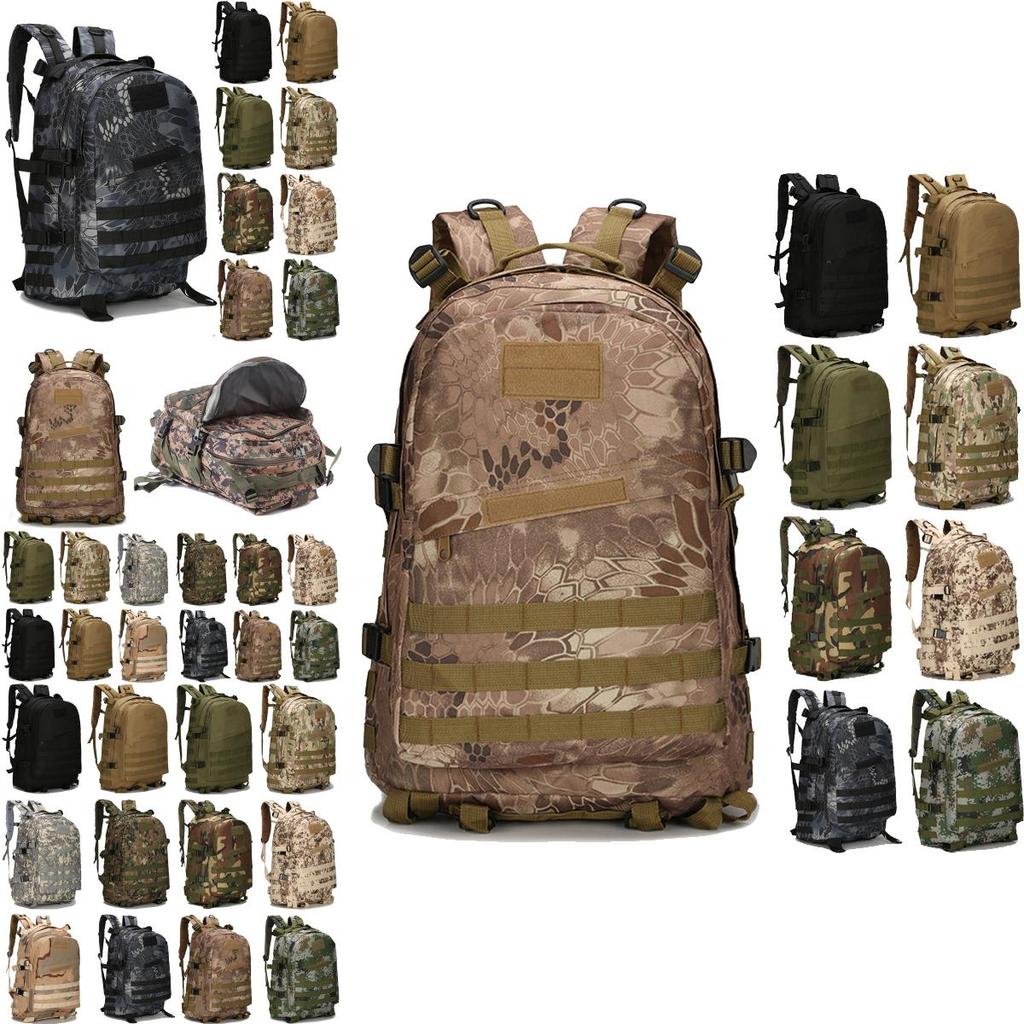 Military Tactical 40l Shoulder Backpack Rucksack Hiking Camping Trek Bag Outdoor