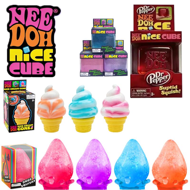 Neues Modell Dr Pepper Nice Cube Stressabbau Blind Box Spielzeug, Weicher Quetsch Fidget Cube für Kinder & Erwachsene Angstabbau Sensorisches Spielzeug