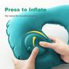 Inflatable Travel Neck Pillow for Airplane Train Car Washable Pillowcase U Shaped Office Napping Pillow,Home Head Neck and Lumbar Support